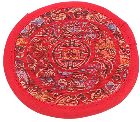 Milisten Singing Bowl Cushion Singing Bowl Pillow Buddhist Sound Bowl Holder Cushion Meditation Bowl Pad