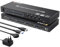 YOUTINGHDAV KVM Switch 4 PC 1 Monitor HDMI 4K@60Hz, EDID Emulator, USB 3.0 KVM Switch 4 Port Teilen Tastatur Maus Monitor, HDMI USB Switch mit Wired Remote und USB3.0 Kabeln