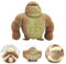 DGUSO Gorilla Spielzeug, Anti Stress AFFE Monkey Toy, Gummi AFFE Stretch von Monkey Kong, Stretch Gorilla Stress Gorilla für Erwachsene Kinder Zuhause Schule(Braun,10*10cm)