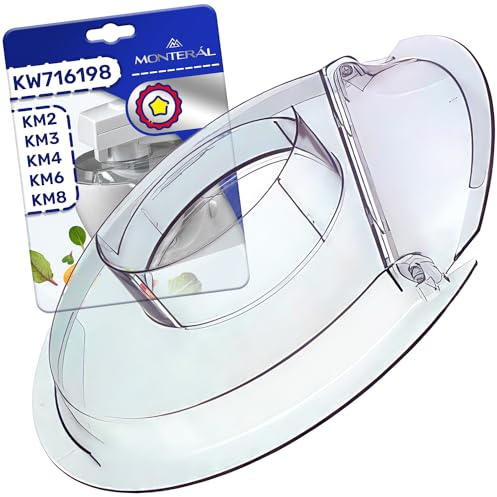 MONTERAL Couvercle Anti Eclaboussure pour Robot Cuisine 245x39 mm avec Le Code Original KW716198 31227 pour Kenwood KM2 KM3 KM4 KM6 KM8 - Garantie de 10 Ans