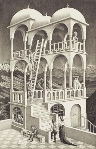 DMQBT Puzzle 1000 Pezzi M C Eschers Artwork Poster Reproduction Toys Adult Decompression Game Jz199Tw