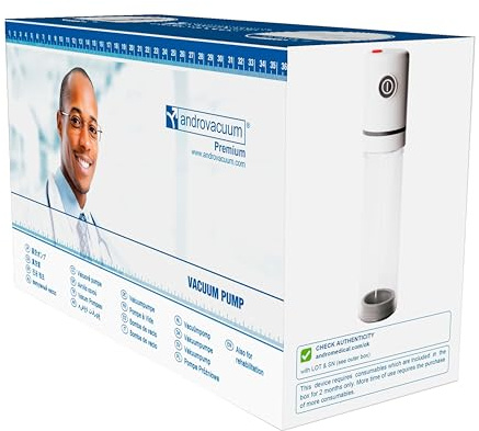 Pompa Pene per Uomo - Ingrandimento Pene - Ingrandimento del Pene Maschile - Androvacuum Premium - Vacuum Device per Allenamento