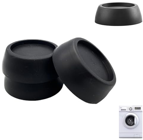 Amortiguadores de vibración de Goma,4 Pcs Azonelife Soporte Lavadora Antivibración Soporte Impermeable Azonelife Soporte Lavadora Antivibración para Lavadora,Lavavajillas,Amortiguación de Vibración