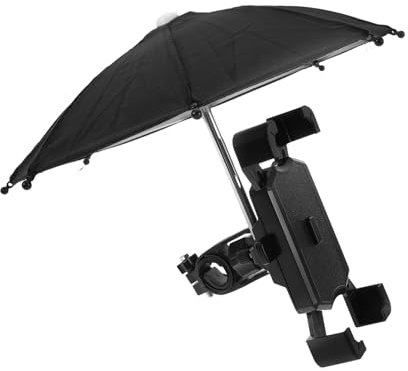 EXAOMBLE Support De Téléphone pour Moto avec Protection Solaire Support Réglable pour Vélo Étanche pour Scooter Électrique