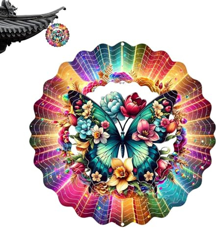 Wind Spinners Outdoor,Wind Spinners Metal | Yard Ornament Sculptures Home Patio Decoration for Women Mom Grandma Wife Birthday Holiday
