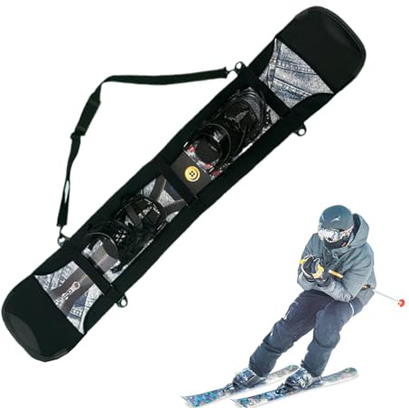 a snowboard - borsa da viaggio per protezione da sci impermeabile per deposito sicuro, protezione sportiva con design leggero, attrezzatura da snowboard per uomini, donne, adolescenti, atleti e