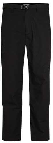 Craghoppers Mens Kiwi Thermo Walking Trousers Insulated Water Repellent Hiking, Black