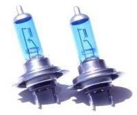 55w Super White 1 Pair Xenon HID Light Bulbs for 03-04 Discovery/02-04 Range Rover (Set of 2 of H7)