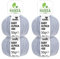 HANSA-FARM | 100% Baby Alpakawolle in 50+ Farben (kratzfrei) - 200g Set (4 x 50g) - weiche Alpaka Wolle zum Stricken & Häkeln in 6 Garnstärken by Hansa-Farm - Gletscher Heather (Hell-Blau)