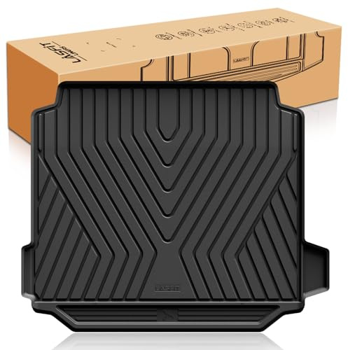 LASFIT Trunk Mat for BMW X5 2026 2025 2024 2023 2022 2021 2020 2019, All Weather TPE Cargo Mats Custom Fit Cargo Liner Front & Rear Trunk liner, Only for 5 Passenger Without Luggage Compartment, Black