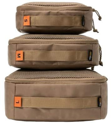 MAUHOSO Packing Cubes Set for Travel, Luggage Packing Organizers with Zipper,Travel Essentials for Backpack Tactical Packing Cubes