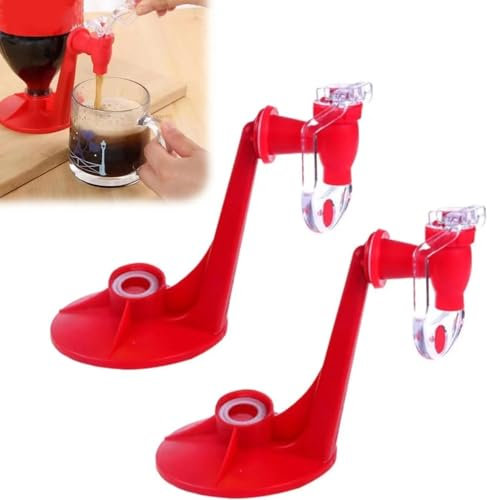 Namvo 2 Liter Beverage Dispenser, Coke Soda Drink Dispenser Bottle Upside Down Drinking Fountains Water Dispenser Machine for Party Home Bar