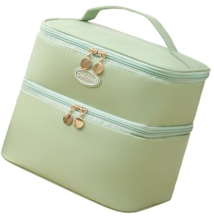 uikios Bolsa de almuerzo aislada con asa, portátil, a prueba de fugas, impermeable, bolsa de refrigeración térmica para hombres, mujeres y niños