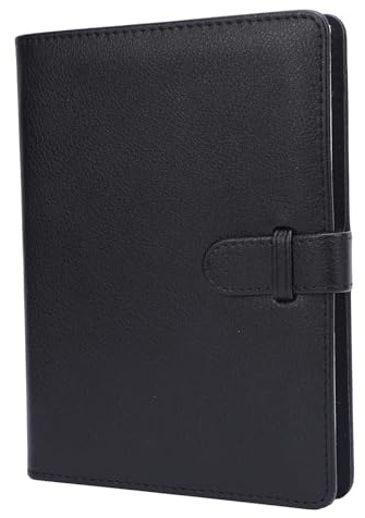 Zerodis Accessori Album Leggero per Foto da 5 Pollici 80 Tasche per il Libro degli Ospiti di Nozze e Ricordi di Viaggio Album Fotografico Pelle Sintetica (BLACK)