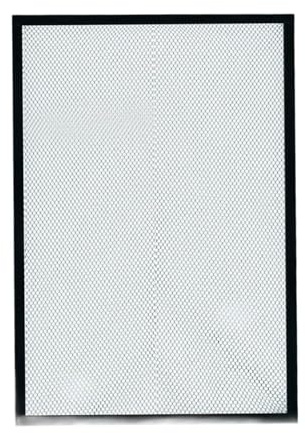 Clear Mesh Habitat Cover Antileap Screen Transparent Ventilated Lid for Reptile Terrarium Aquarium DIY Enclosure- 60x45cm