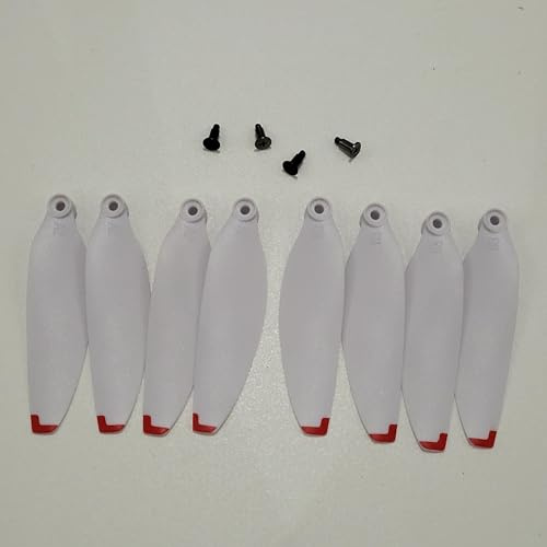 para Mini cuadricóptero S116 MAX: hélice, Carcasa, Motor sin escobillas y patín de Aterrizaje(8PCS Propeller)