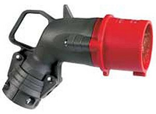 Fiche mobile coudée Hypra 16A - 3P+T - 380V~ à 415V~ - plastique - IP44