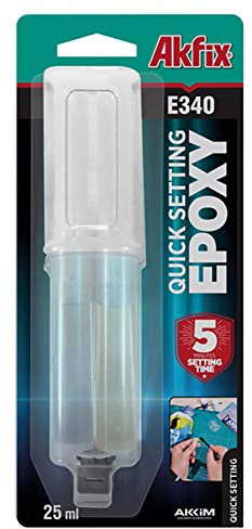 Adesivo Epossidico Bicomponente Akfix E340 Mix - Colla Epossidica A Presa Rapida