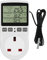 Digital Thermostat Temperature Controller, Socket Outlet 230V Temperature Control Switch Heating Refrigerator or Greenhouse Reptile arm/Terrarium Home (Round)