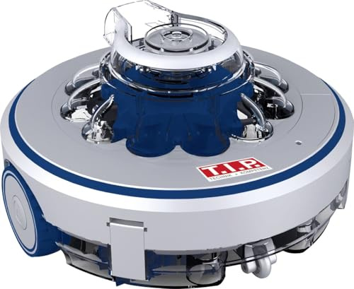T.I.P. Akku Pool Roboter - 50 m³ Kapazität, Bodenreinigung, 3600 l/h, Trockenlaufschutz, Jet-Düsensystem, 4000 mAh, 60 min Laufzeit vollautomatisch, Sweeper 3600 Akku, 30453