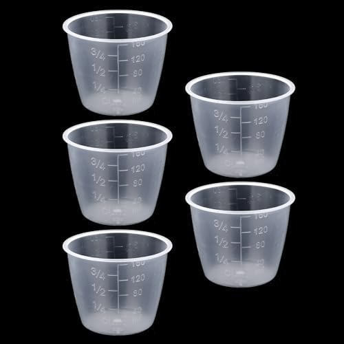 salbsever 5PCS Plastic Transparent Rice Measuring Cup 160 ml Rice Cooker Cup Small Laundry Measuring Cup Rice Cup Replacement for Rice and Dry Liquid Ingredient Measuring, 574868_1_ck9W99b8s