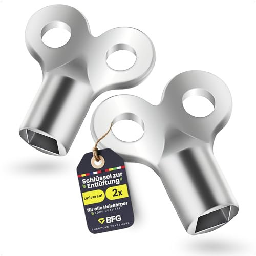 BFG Llave de purga – 2 llaves universales para ventilación de todos los radiadores