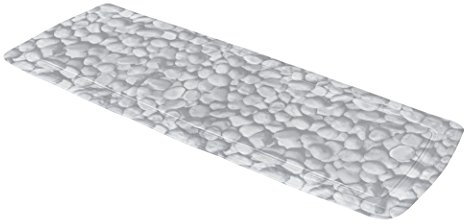 Kleine Wolke Wanneneinlage Stepstone, 36 x 92 cm, PVC, Grau