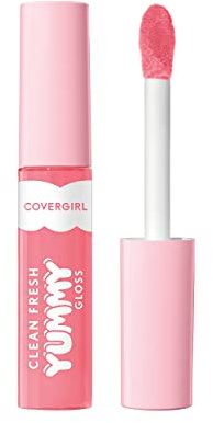 COVERGIRL Clean Fresh Yummy Lip Gloss, Sheer, Natural Scents, Vegan Formula - 500 Havana Good Time, 0.33 fl oz
