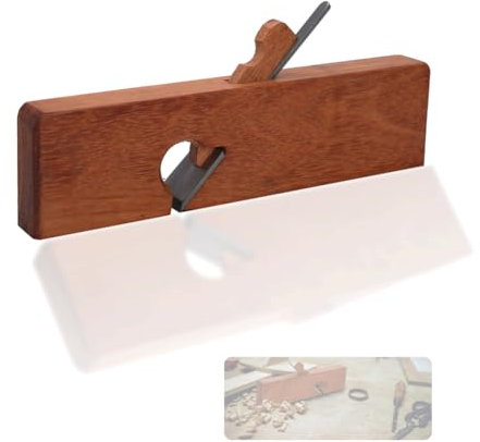 Plano de Recorte de Bordes de Carpintería Portátil, Carpintero Plano de Madera, Madera de Peral Fuerte, Cepilladora Aguda, Estructura Firme, Hoja Más Ancha