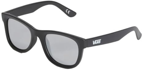 Vans Spicoli Sunglasses, Matte Black and Silver Mirror