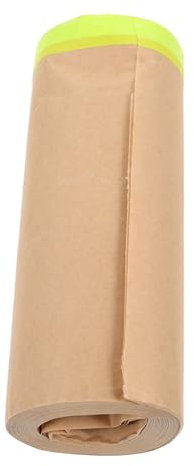 LIFKOME 1 Rollo Papel Enmascarar Adhesivo de Pintura y Protección de Muebles Película de Protección Antipolvo y Resistente al Desgarro