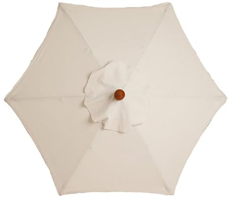 XAGMODSHN Large 2M Outdoor Sun Umbrella 6-Rib Aluminum Frame Windproof UPF50+ Water Canopy For Patio Beach Garden Sun Umbrella Large Outdoor With Aluminum Frame