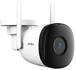 Caméra de Surveillance WiFi Extérieure, 2.5K Caméra IP WiFi 2.4 GHz Étanche avec Vision Nocturne de 30m, Détection de Mouvement AI, Compatible avec Alexa Google Home (Bullet 2C 4MP)