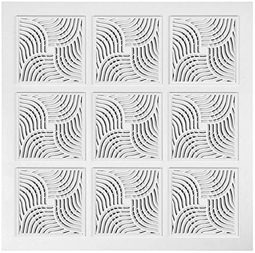 Suspended Ceiling Tiles 595mm x 595mm 23.5 Square Panels Air Vent Grille RX