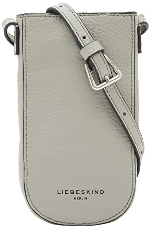 Liebeskind Berlin Damen Naomi Heavy Pebble Mobile Pouch - Accessoires Neck Accessories, Titan, Onesize (HxBxT 19cm x 10cm 1.5cm) EU