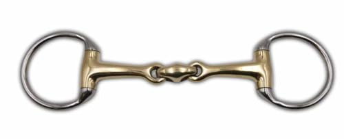 AMKA Olivenkopfgebiss doppelt gebrochen Argentan 16 mm
