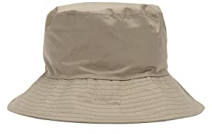LightHouse Sombrero de Lluvia Impermeable Tipo Bucket para Mujer - Sombrero de Ala Ancha con Forro para Exteriores, Cervato, M