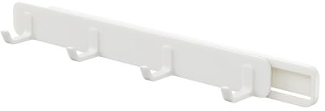 Gancio scorrevole per binari – Clip scorrevoli, ganci laterali per armadio da cucina | Gancio scorrevole salvaspazio per organizzare, non forato