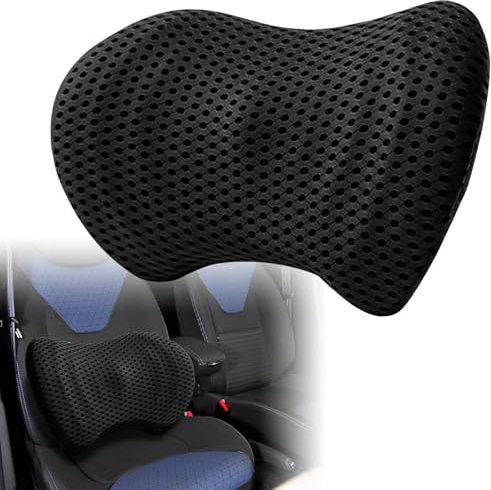 SUNOYA Lendenkissen, Rückenkissen, Lumbalkissen, Lendenstützkissen für Bürostuhl und Autositz, Ergonomisches Design für Lendenwirbelbett, Linderung Von Rückenschmerzen