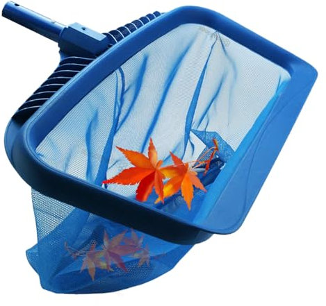 Tuxuseo Poolskimmer nät | poolhåv djuphåv med fint nät | håv pool finmaskig – högeffektivt poollövhåv med lätt att skyda kanterna