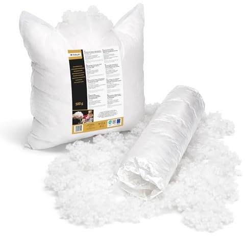 Polisoft Relleno de Perlas, 1kg para Cojin y Relleno Amigurumis, Voluminoso para Peluche, Certificat OEKO-TEX 100, Antialérgico, en Polyester, Blanco (1000)