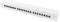 DIGITUS Patchpanel - 19-Zoll - Cat-6A - 24-Port RJ45 - Geschirmt - LSA Patch-Feld - Rack-Montage 1HE - Grau