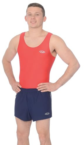 The Zone Z119 Boy's Nylon/Lycra Leotard Red Size 32