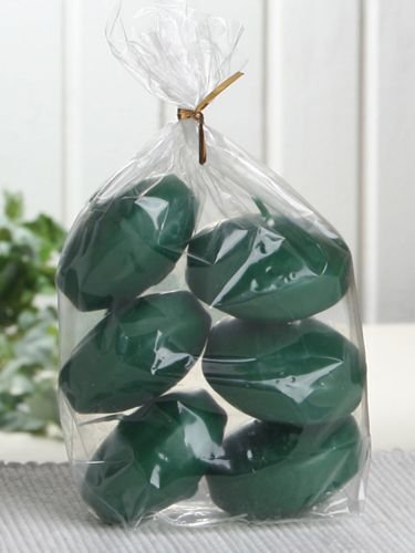 CandleCorner 6 Schwimmkerzen, Grün