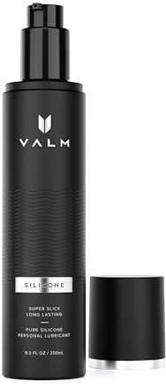 Valm Silicone Lube, Long Lasting, Silicone-Based Personal Lubricant for Men, Women, & Couples, 8.5 Fl Oz