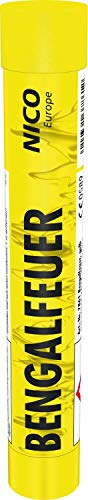 Bengalfeuer gelb 1 Stück Bengalfeuer Nico Bengalen Bengalo Feuerwerk