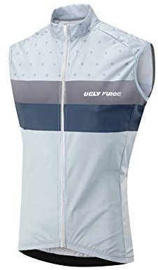 UGLY FROG Rennrad Atmungsaktiv Fahrradweste Radweste Laufweste Reflektierende Weste Sommer/Frühling Ärmellos Sport Mantel Jacke für Laufen Fahrrad Sport DEHerMJV01