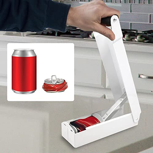 Dous Latas 16oz 12OZ Herramienta Reciclaje Aluminio Abrebotellas Latas Soda Servicio Pesado para Reciclar Botellas Latas Cerveza Soda