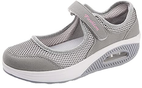 ZORQ Chaussures à Enfiler à Coussin d'air - Chaussures de Tennis décontractées à Enfiler pour Femmes - Chaussures orthopédiques à Coussin d'air Gym d'entraînement Confortable Running Sneaker