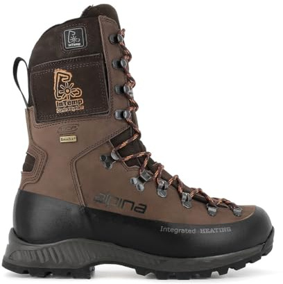 Alpina HUNTER HEAT Electric Heated Boots - All Weather Grip Sole Heated Outdoor Boots Size US 9 | UK 8.5 | EU 42.5